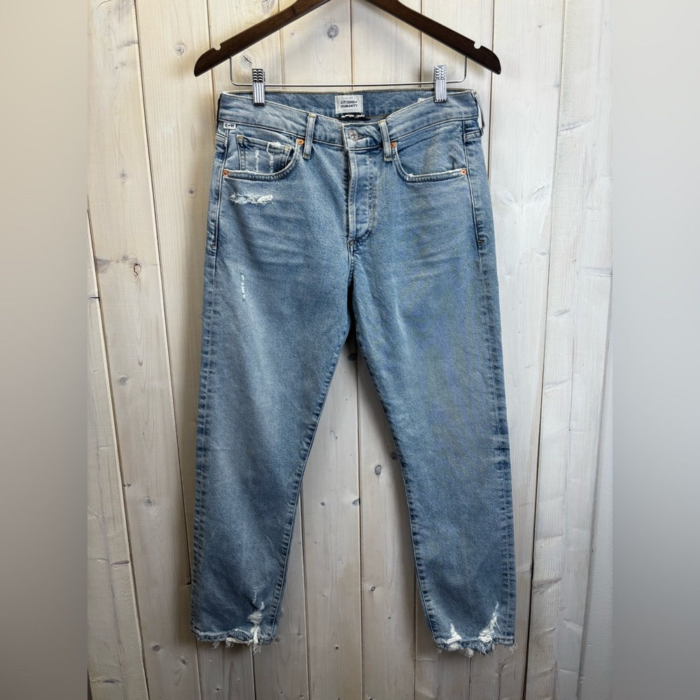 Citizens Of Humanity Light Blue Straight Leg Jeans